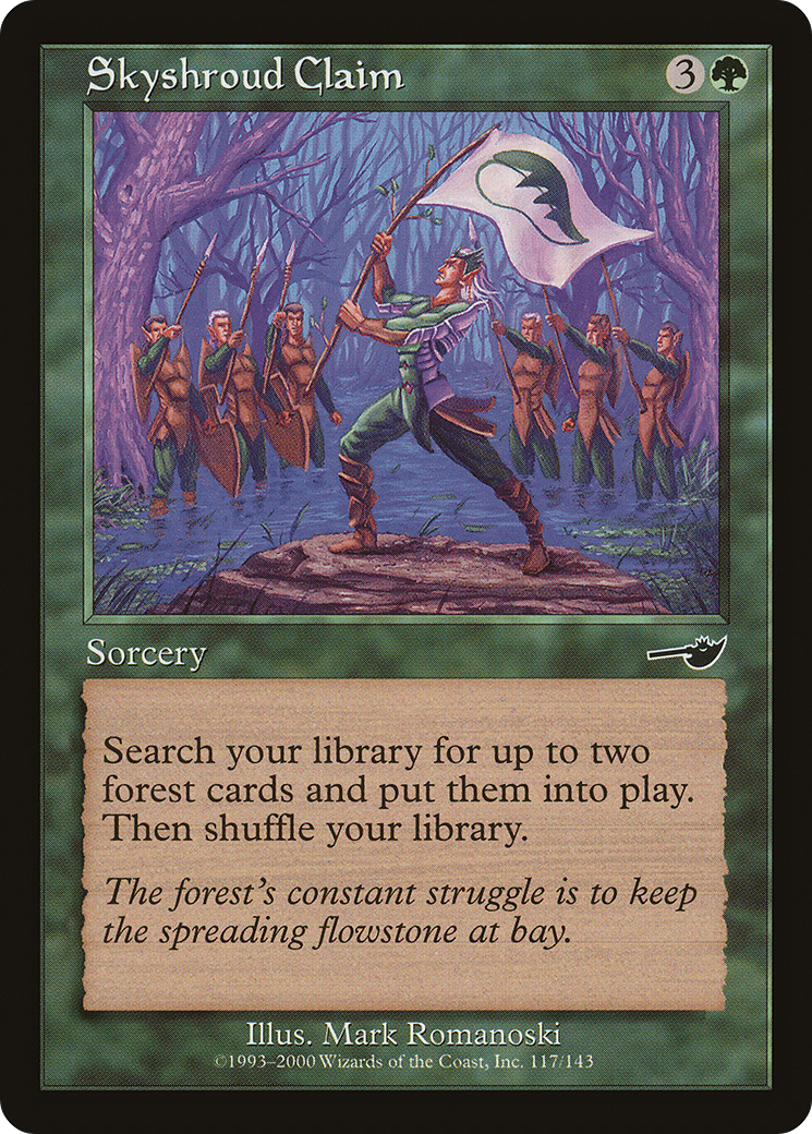 Skyshroud Claim (NMS-117) [Nemesis] Foil MTG Single Wizards of the Coast
