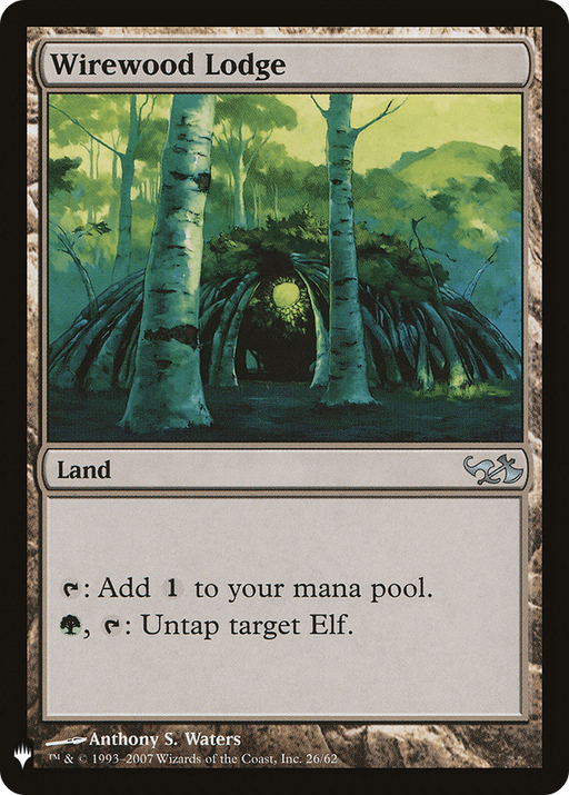 Wirewood Lodge (LIST-026) [Mystery Booster] The List MTG Single Wizards of the Coast