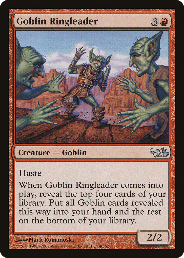 Goblin Ringleader (EVG-040) [Misc] Duel Decks: Elves vs. Goblins MTG Single Wizards of the Coast