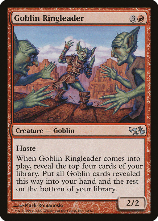 Goblin Ringleader (EVG-040) [Misc] Duel Decks: Elves vs. Goblins MTG Single Wizards of the Coast