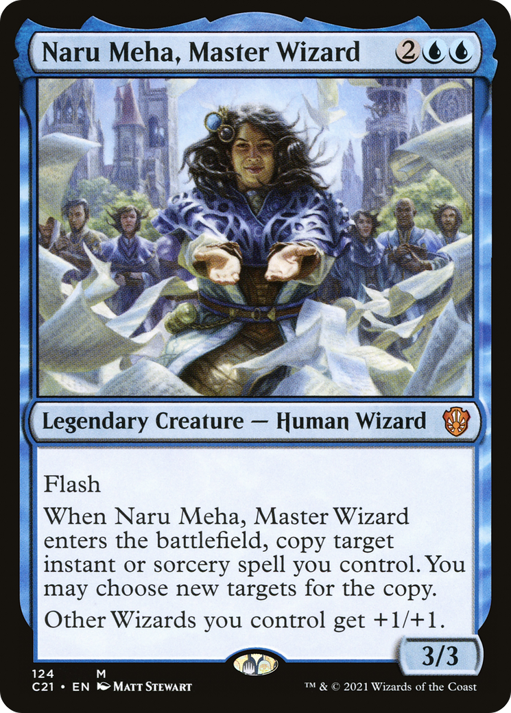 Naru Meha, Master Wizard (C21-124) [Commander 2021] MTG Single Wizards of the Coast