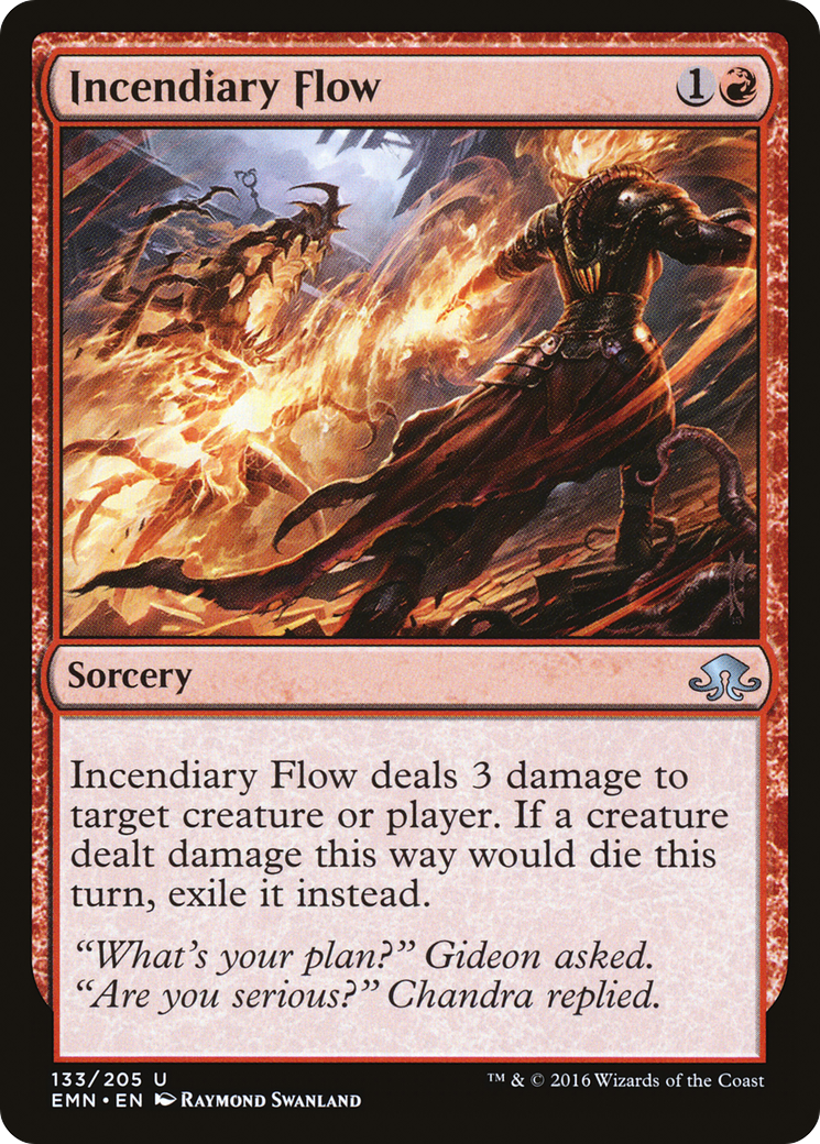 Incendiary Flow (EMN-133) [Eldritch Moon] Foil MTG Single Wizards of the Coast