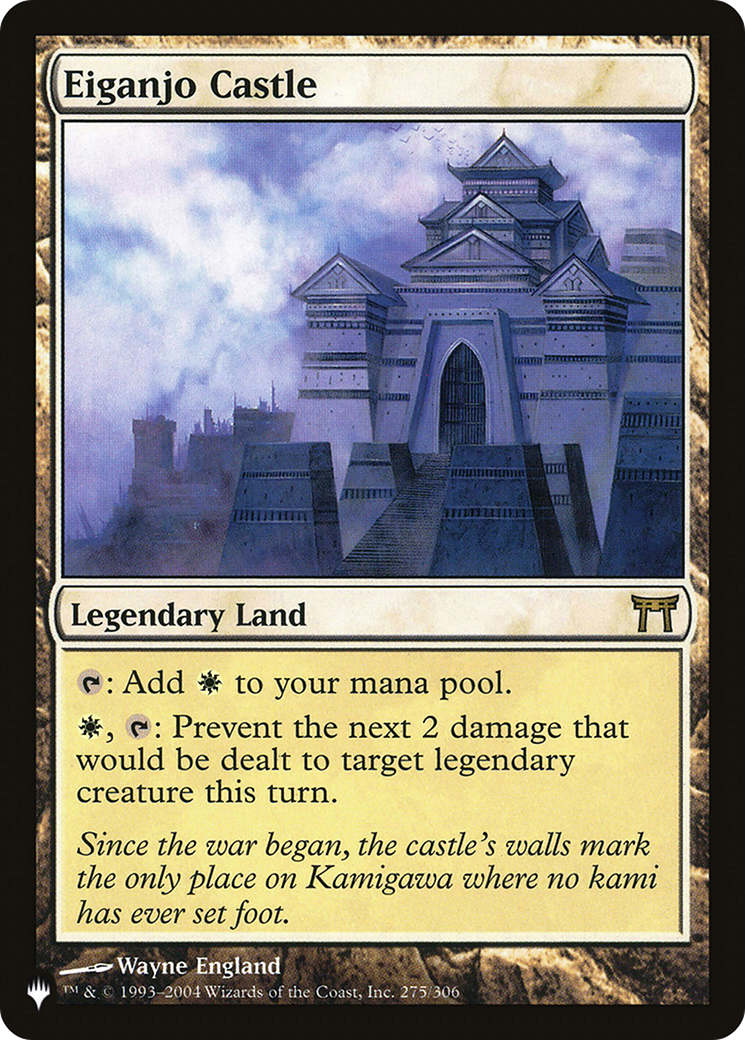 Eiganjo Castle (LIST-275/306) [Mystery Booster] The List MTG Single Wizards of the Coast