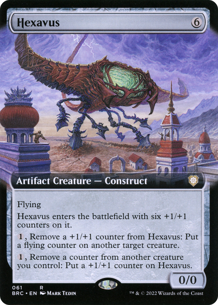 Hexavus (BRC-061) [The Brothers' War Commander] (Extended Art) MTG Single Wizards of the Coast