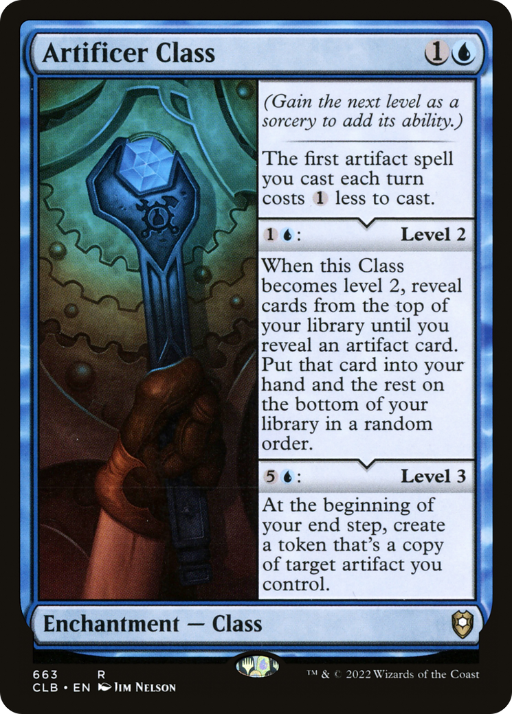 Artificer Class (CLB-663) [Commander Legends: Battle for Baldur's Gate] MTG Single Wizards of the Coast
