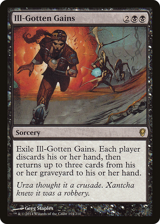 Ill-Gotten Gains (CNS-114) [Conspiracy] Foil MTG Single Wizards of the Coast