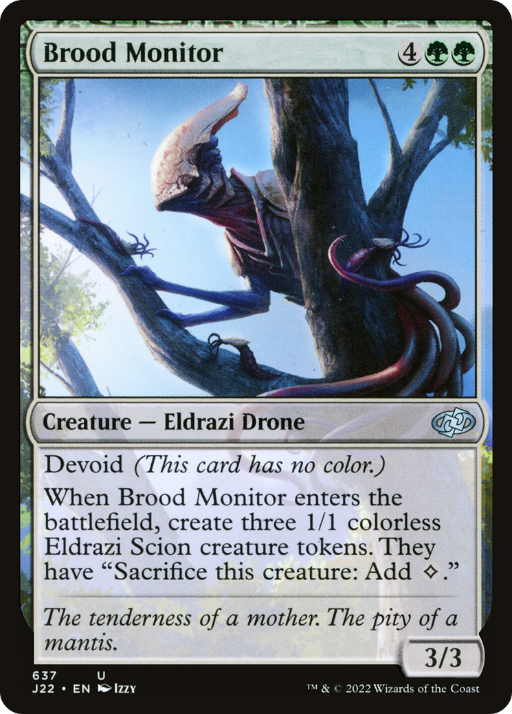 Brood Monitor (J22-637) [Jumpstart 2022] MTG Single Wizards of the Coast