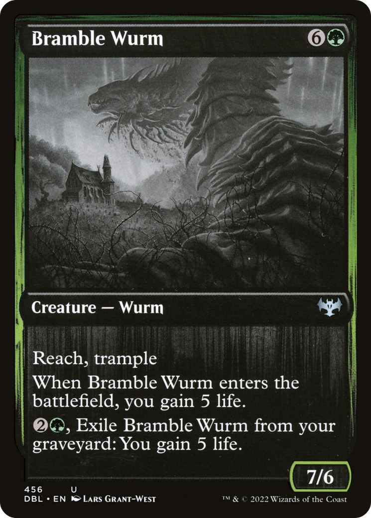 Bramble Wurm (DBL-456) [Innistrad: Double Feature] Foil MTG Single Wizards of the Coast