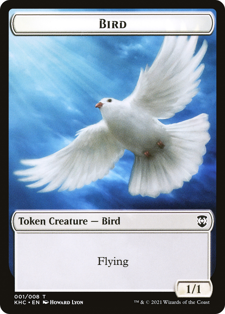 Bird (TKHC-001) [Tokens] Kaldheim Commander Tokens MTG Single Wizards of the Coast