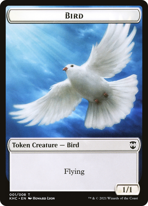 Bird (TKHC-001) [Tokens] Kaldheim Commander Tokens MTG Single Wizards of the Coast