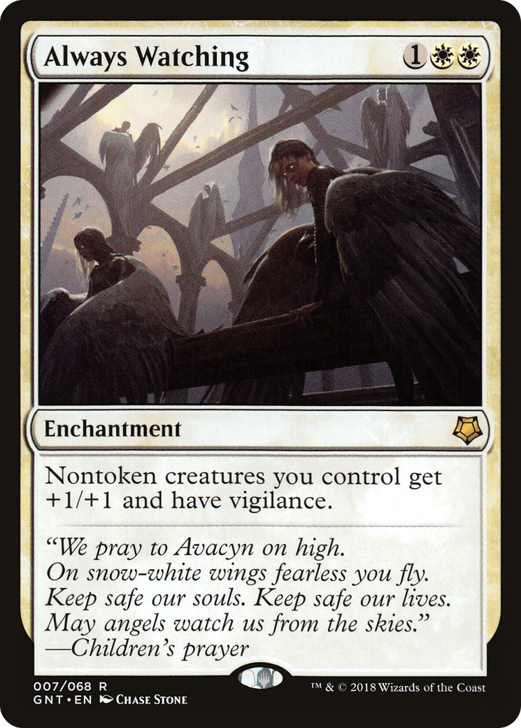 Always Watching (GNT-007) [Misc] Game Night MTG Single Wizards of the Coast