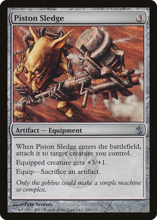 Piston Sledge (MBS-124) [Mirrodin Besieged] MTG Single Wizards of the Coast