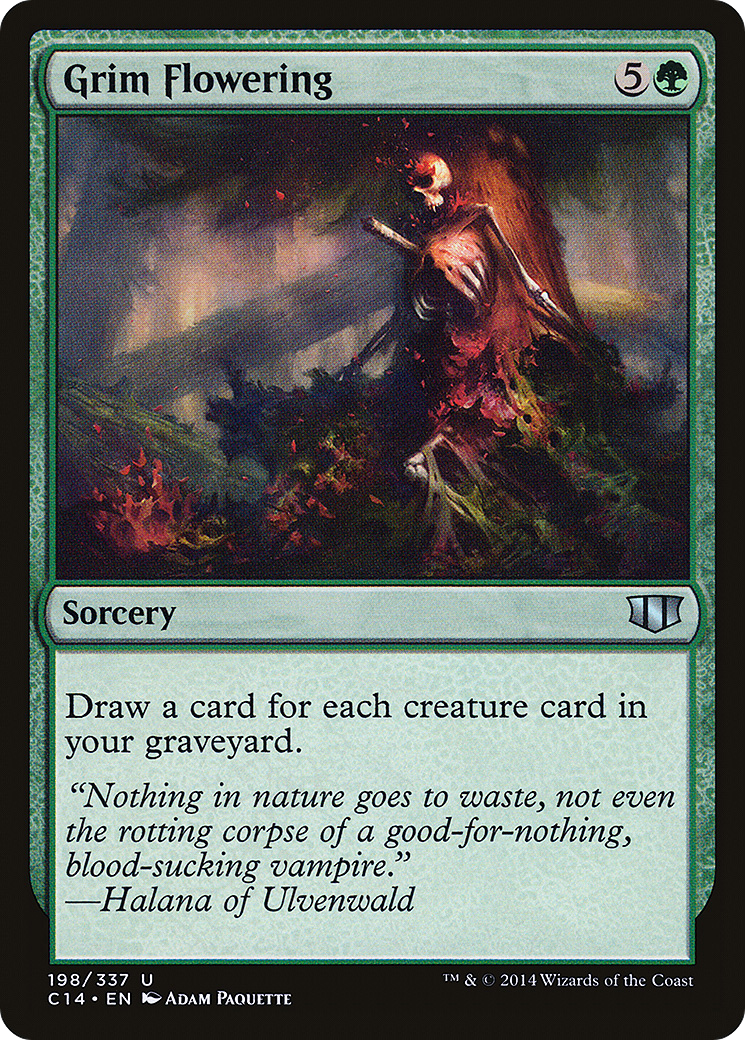 Grim Flowering (C14-198) [Commander 2014] MTG Single Wizards of the Coast