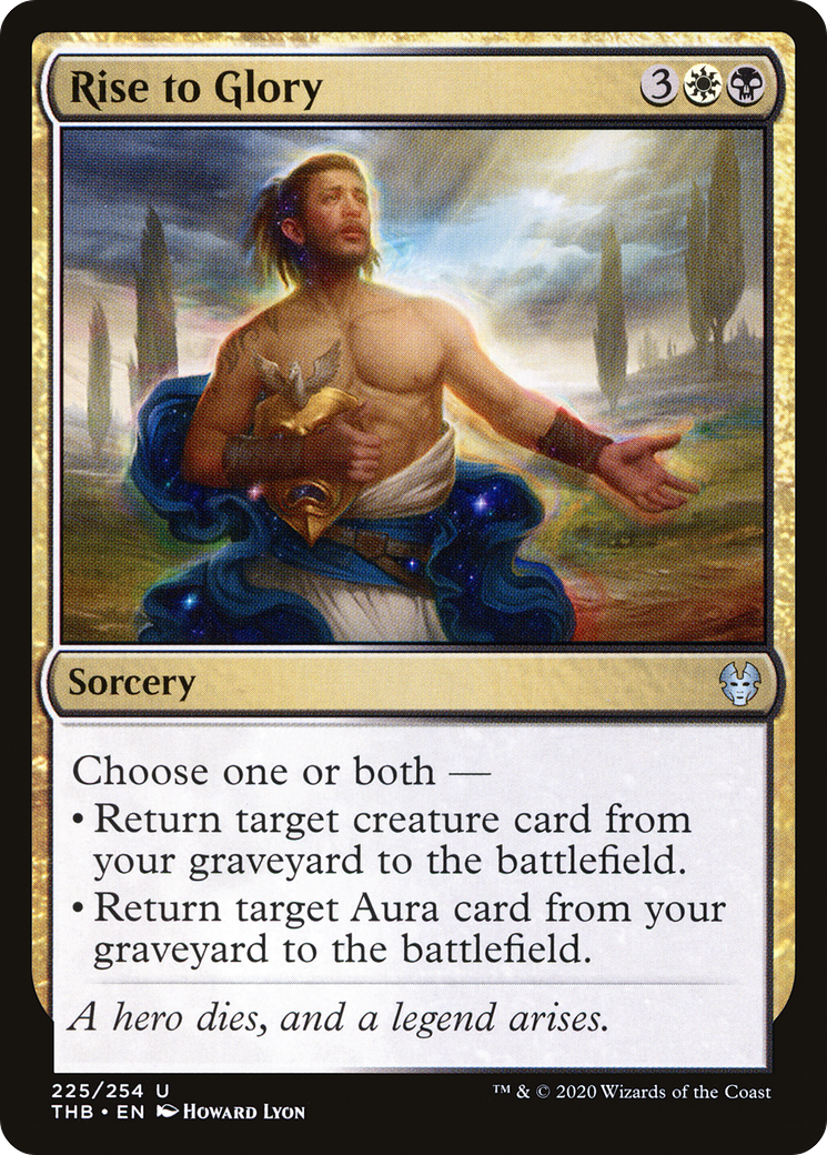 Rise to Glory (THB-225) [Theros Beyond Death] MTG Single Wizards of the Coast