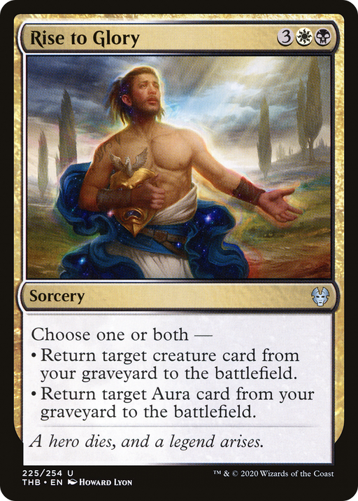 Rise to Glory (THB-225) [Theros Beyond Death] MTG Single Wizards of the Coast