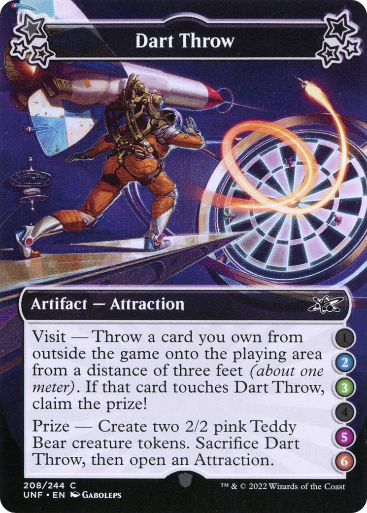 Dart Throw (UNF-208B) [Unfinity] MTG Single Wizards of the Coast