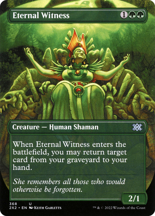 Eternal Witness (2X2-368) [Double Masters 2022] (Borderless) MTG Single Wizards of the Coast