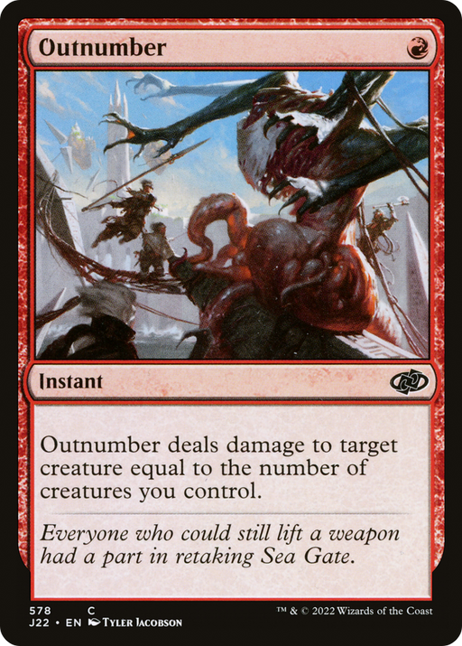Outnumber (J22-578) [Jumpstart 2022] MTG Single Wizards of the Coast