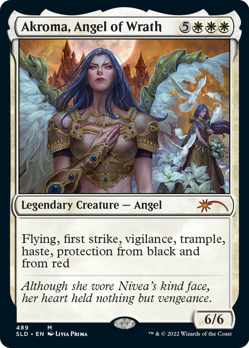 Akroma, Angel of Wrath (SLD-489) [Secret Lair] Drop Foil MTG Single Wizards of the Coast