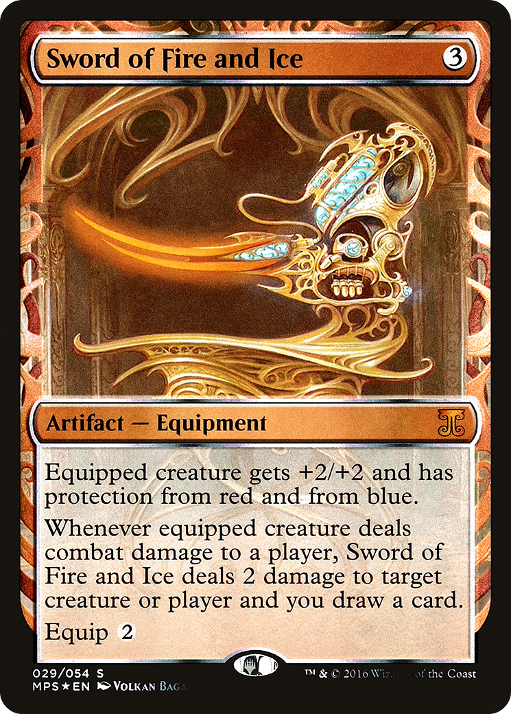 Sword of Fire and Ice (MPS-029) [Kaladesh Inventions] Foil MTG Single Wizards of the Coast