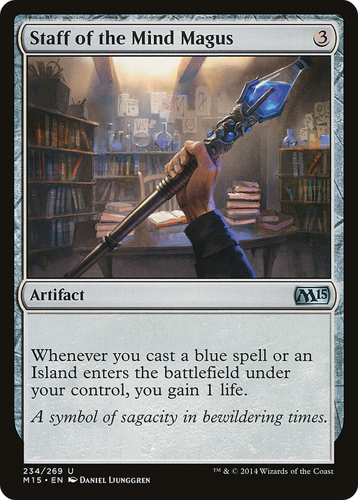 Staff of the Mind Magus (M15-234) [Magic 2015] MTG Single Wizards of the Coast