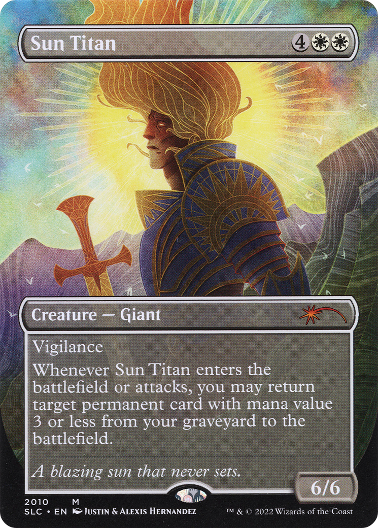 Sun Titan (SLC-2010) [Secret Lair] Countdown Kit (Borderless) Foil MTG Single Wizards of the Coast