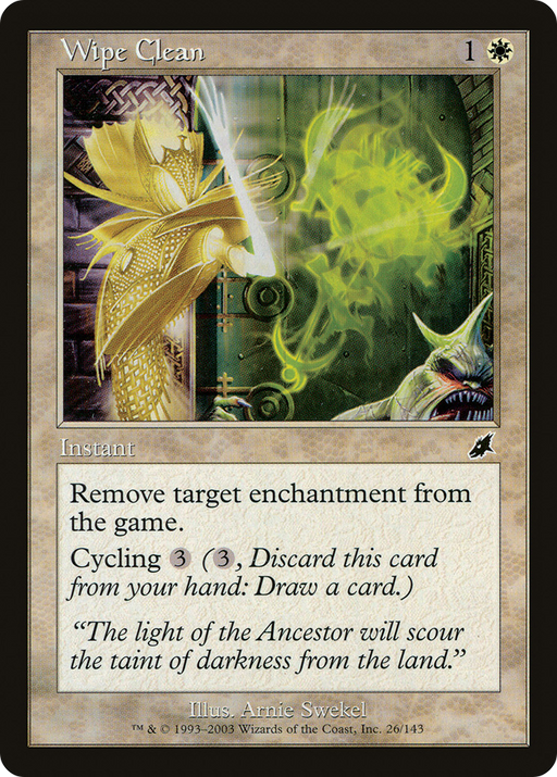 Wipe Clean (SCG-026) [Scourge] MTG Single Wizards of the Coast