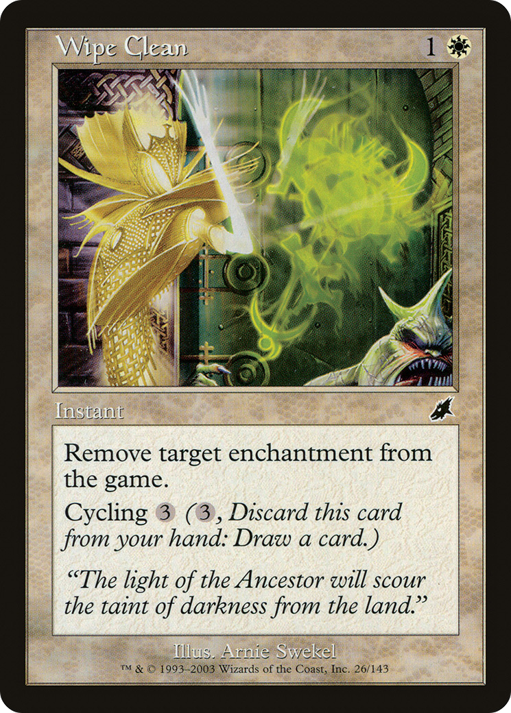 Wipe Clean (SCG-026) [Scourge] Foil MTG Single Wizards of the Coast