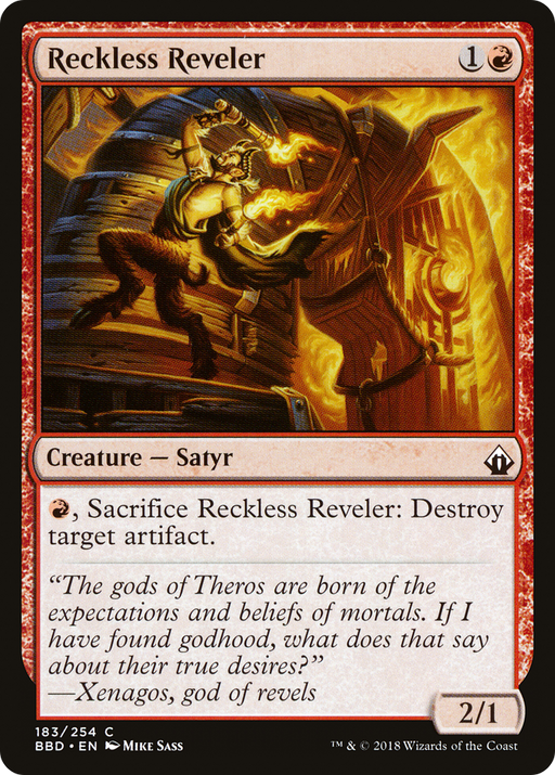 Reckless Reveler (BBD-183) [Battlebond] MTG Single Wizards of the Coast