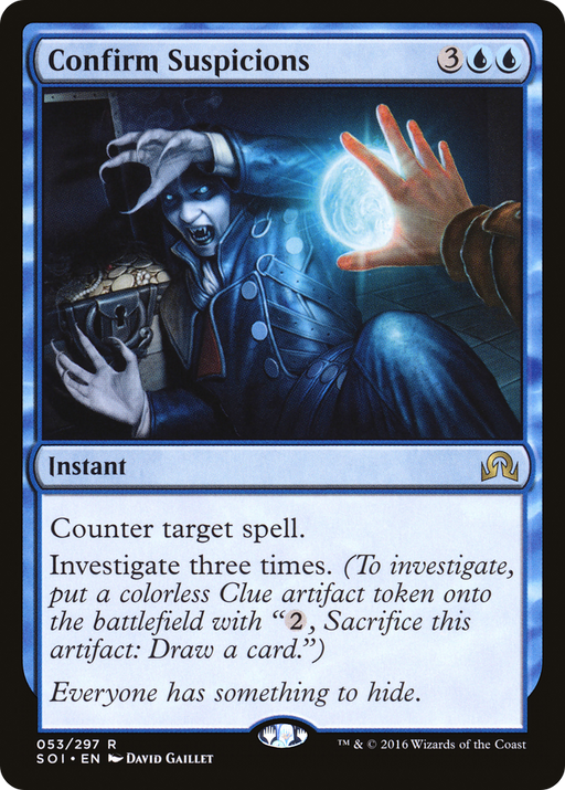 Confirm Suspicions (SOI-053) [Shadows over Innistrad] MTG Single Wizards of the Coast
