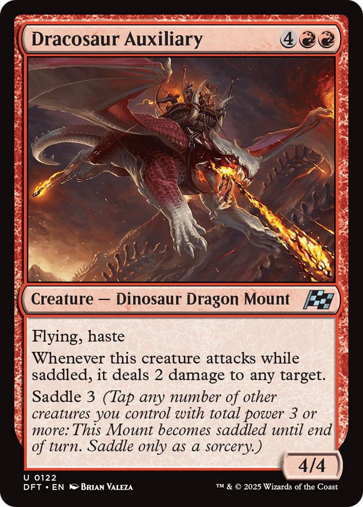 Dracosaur Auxiliary (DFT-122) [Aetherdrift] MTG Single Wizards of the Coast