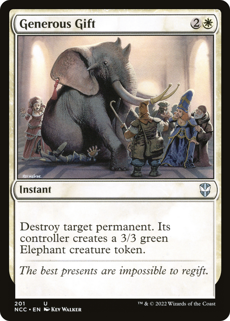 Generous Gift (NCC-201) [New Capenna Commander] MTG Single Wizards of the Coast