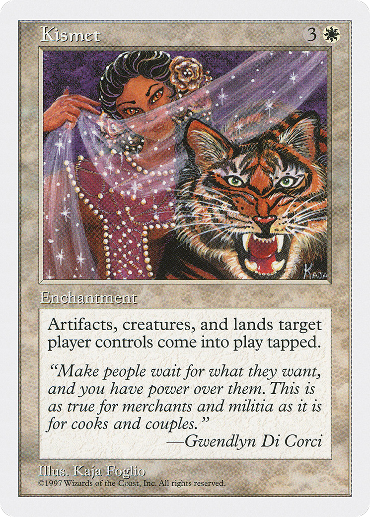 Kismet (5ED-043) [Fifth Edition] MTG Single Wizards of the Coast