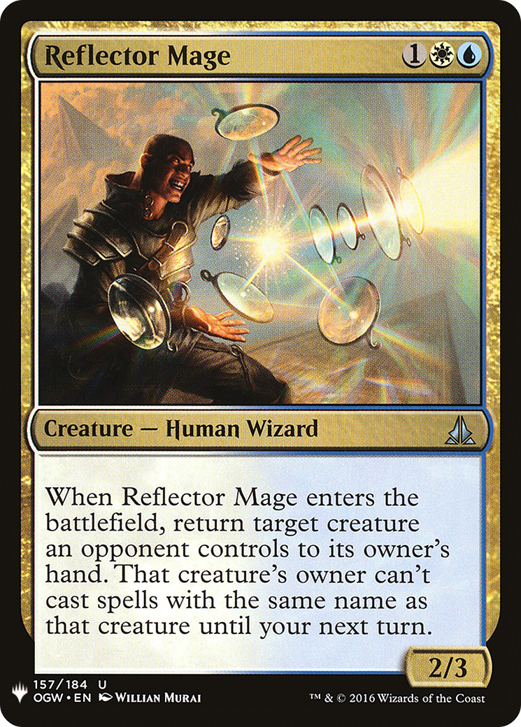 Reflector Mage (LIST-OGW-157) [Mystery Booster] The List MTG Single Wizards of the Coast