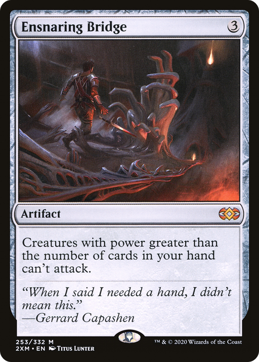 Ensnaring Bridge (2XM-253) [Double Masters] MTG Single Wizards of the Coast