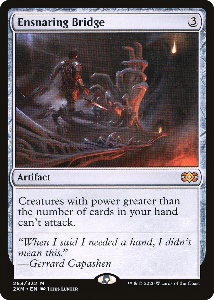 Ensnaring Bridge (2XM-253) [Double Masters] Foil MTG Single Wizards of the Coast