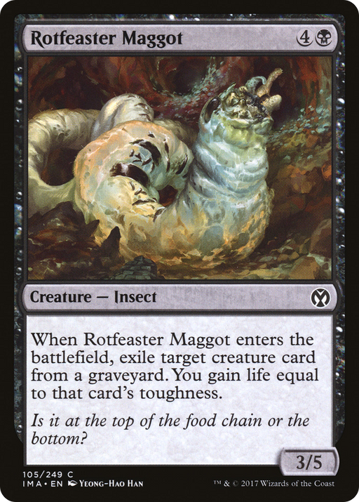 Rotfeaster Maggot (IMA-105) [Iconic Masters] Foil MTG Single Wizards of the Coast