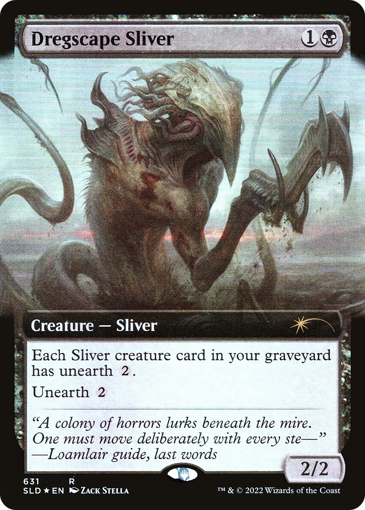 Dregscape Sliver (SLD-631) [Secret Lair] Drop (Extended Art) Foil MTG Single Wizards of the Coast