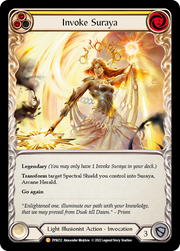 Invoke Suraya // Suraya, Archangel of Knowledge [DYN212] (Dynasty)  Rainbow Foil Flesh And Blood Single Flesh And Blood   