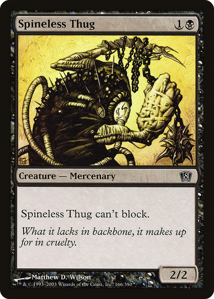 Spineless Thug (8ED-166) [8th Edition] MTG Single Wizards of the Coast