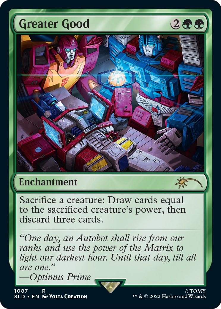 Greater Good (SLD-1087) [Secret Lair] Drop Foil MTG Single Wizards of the Coast