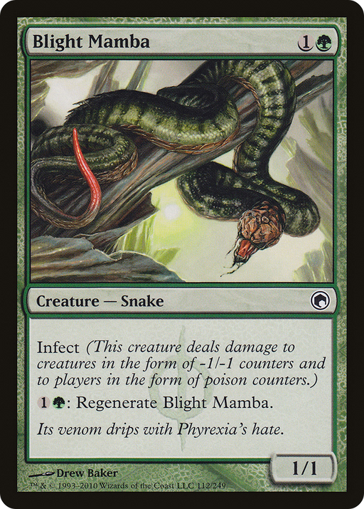 Blight Mamba (SOM-112) [Scars of Mirrodin] MTG Single Wizards of the Coast