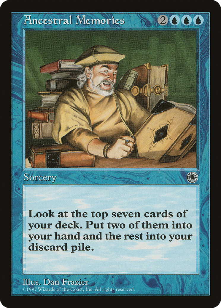 Ancestral Memories (POR-) [Misc] Portal MTG Single Wizards of the Coast