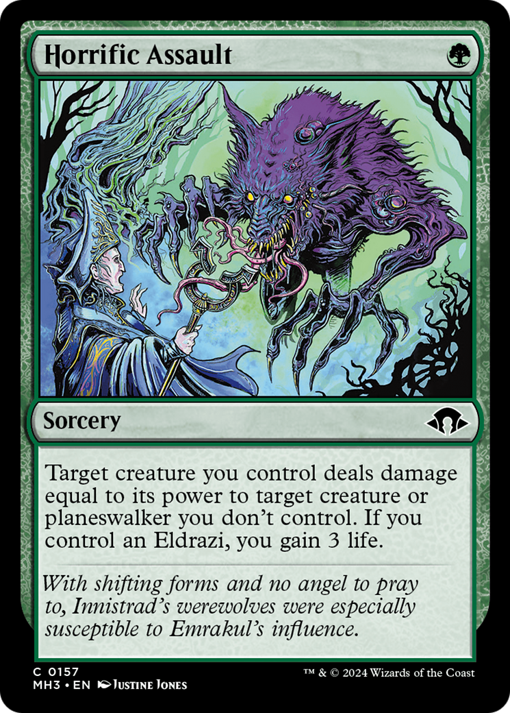 Horrific Assault (MH3-157) [Modern Horizons 3] Foil MTG Single Modern Horizons 3