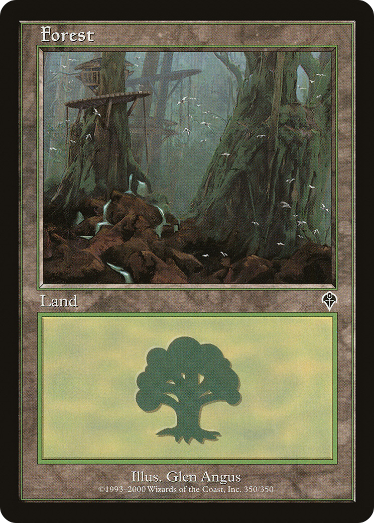 Forest (350) (INV-350) [Invasion] MTG Single Wizards of the Coast