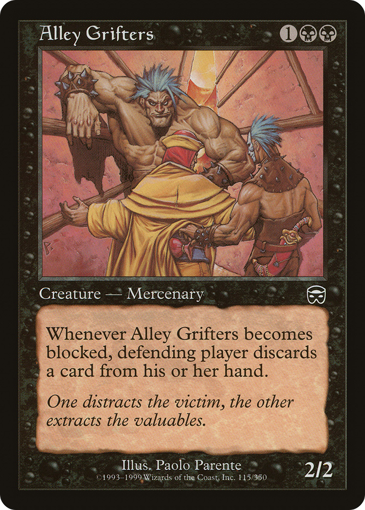Alley Grifters (MMQ-115) [Mercadian Masques] MTG Single Wizards of the Coast