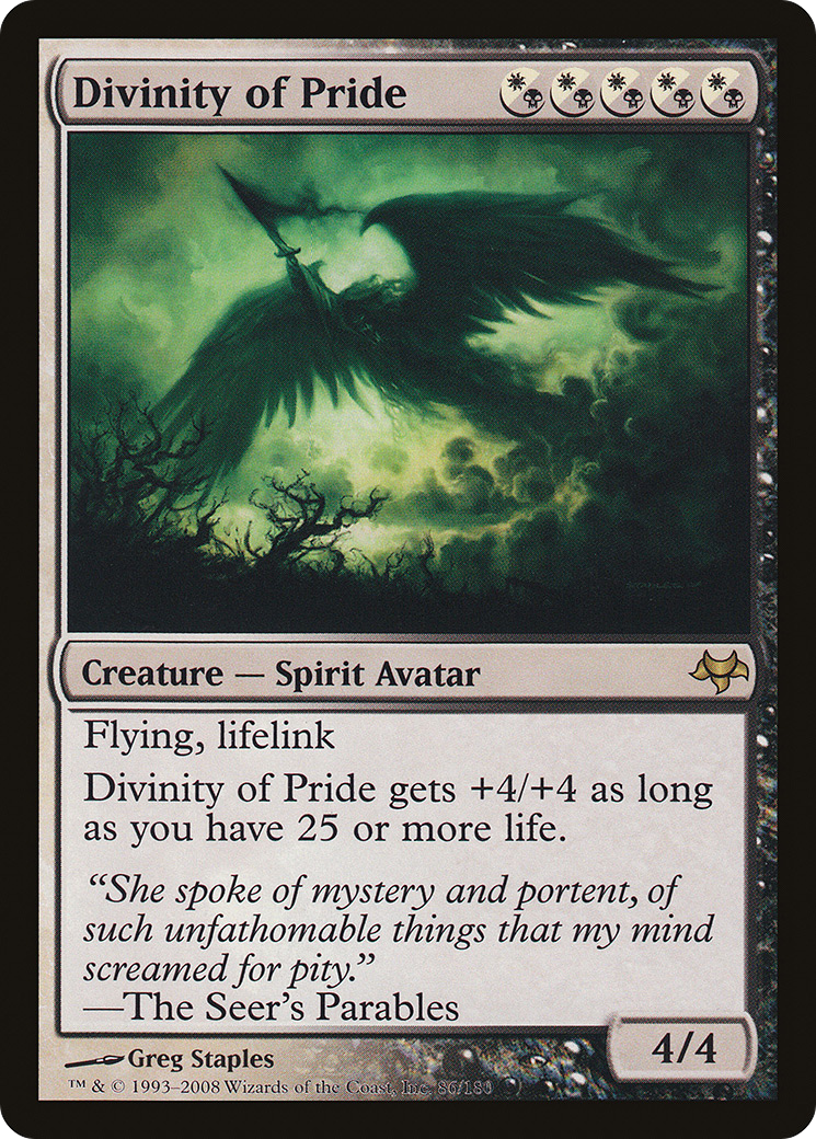 Divinity of Pride (EVE-086) [Eventide] Foil MTG Single Wizards of the Coast
