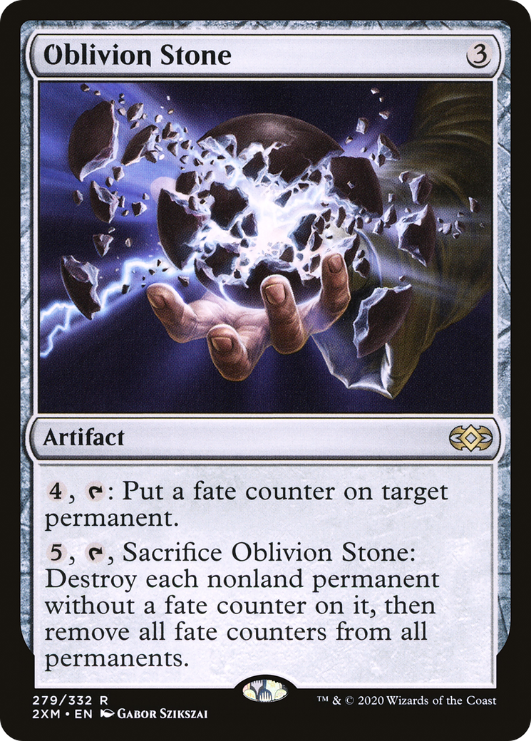 Oblivion Stone (2XM-279) [Double Masters] Foil MTG Single Wizards of the Coast