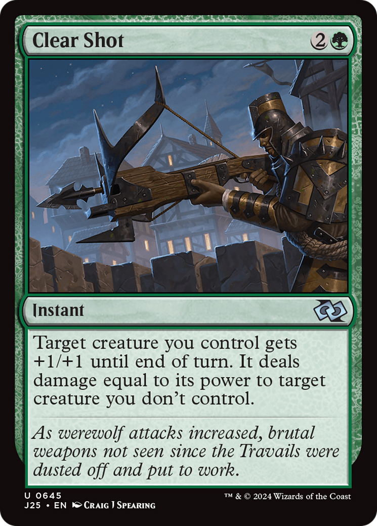 Clear Shot (J25-645) [Foundations Jumpstart] MTG Single Wizards of the Coast