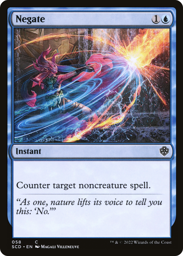 Negate (SCD-058) [Starter Commander Decks] MTG Single Wizards of the Coast